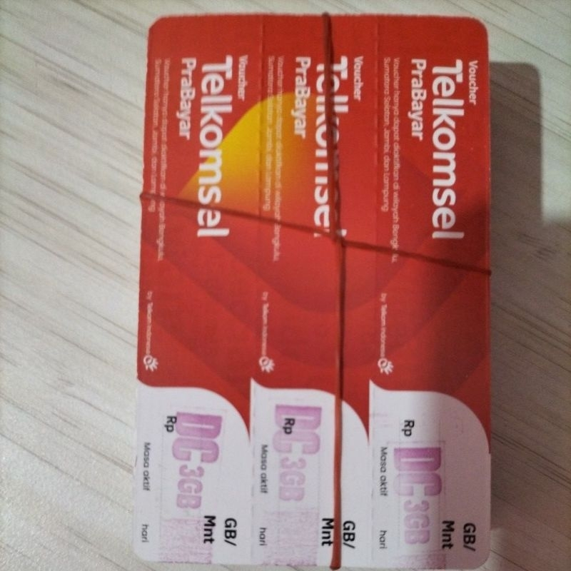 VOUCHER TELKOMSEL 3 GB 5 HARI