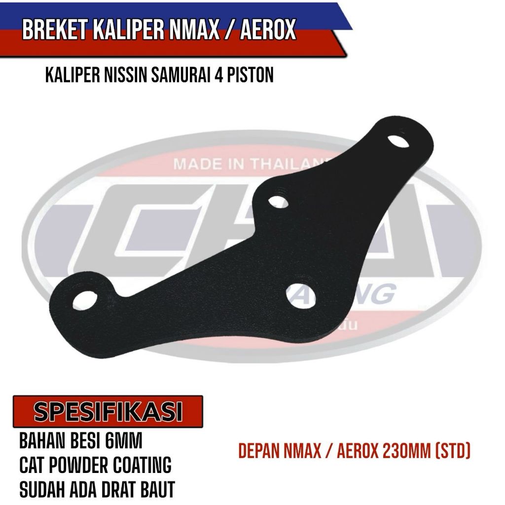 Breket NMAX Kaliper NISSIN SAMURAI 4 Piston