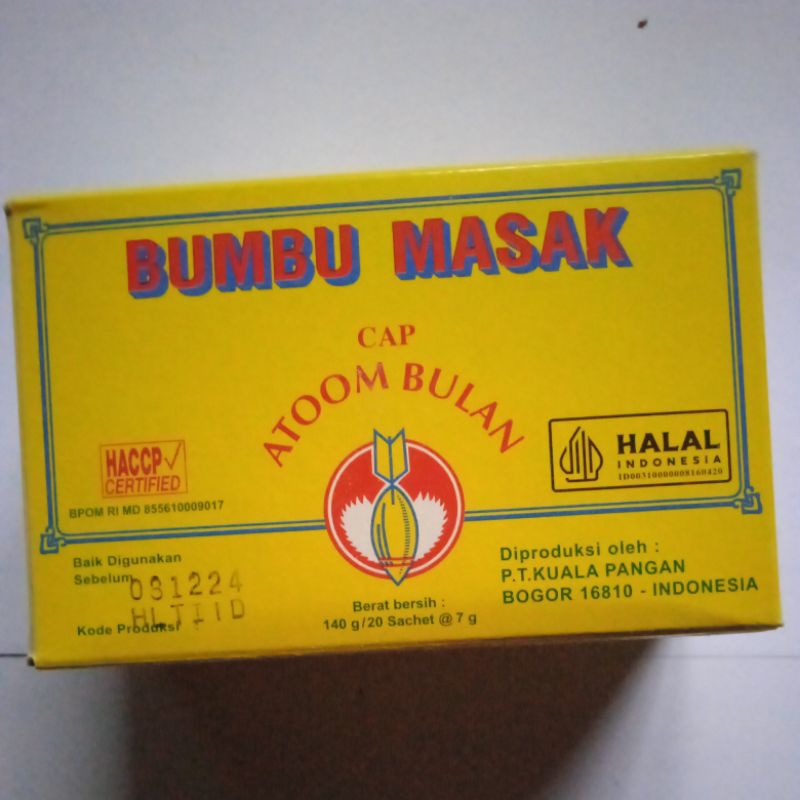 

Bumbu Masak Cap Atoom Bulan 1 Box