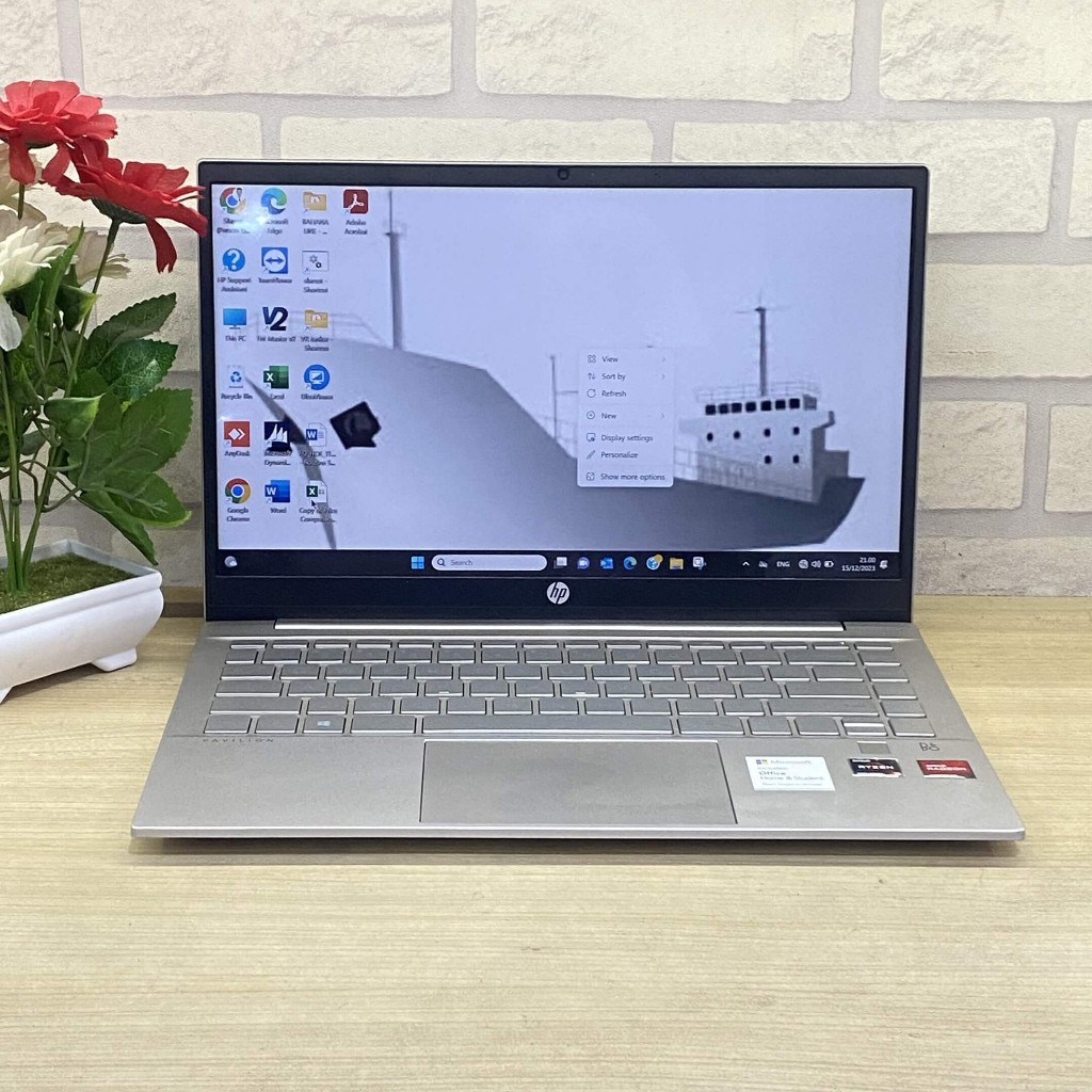 HP PAVILION 14 EC0014AU RYZEN 5 RAM 16 SSD  ISTIMEWA