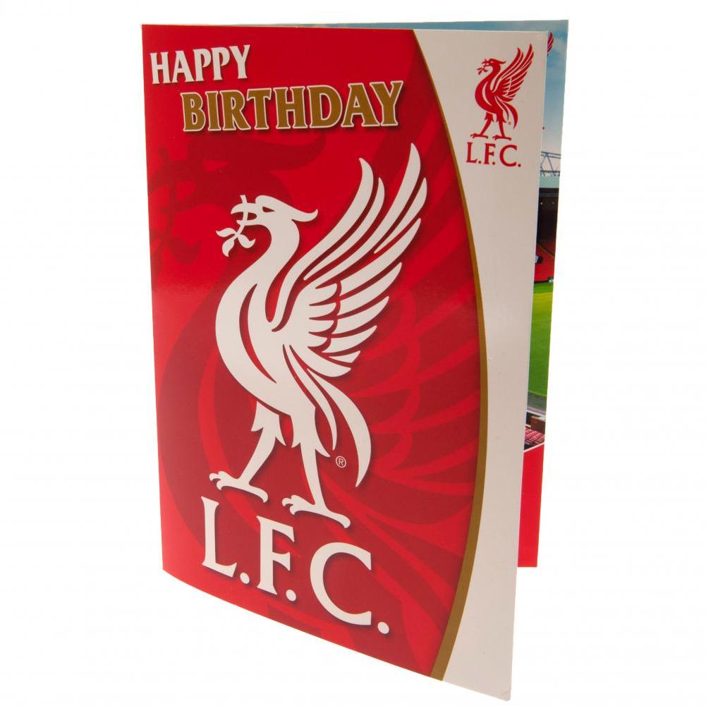 Official Licensed merchandise: Liverpool Musical Birthday Card