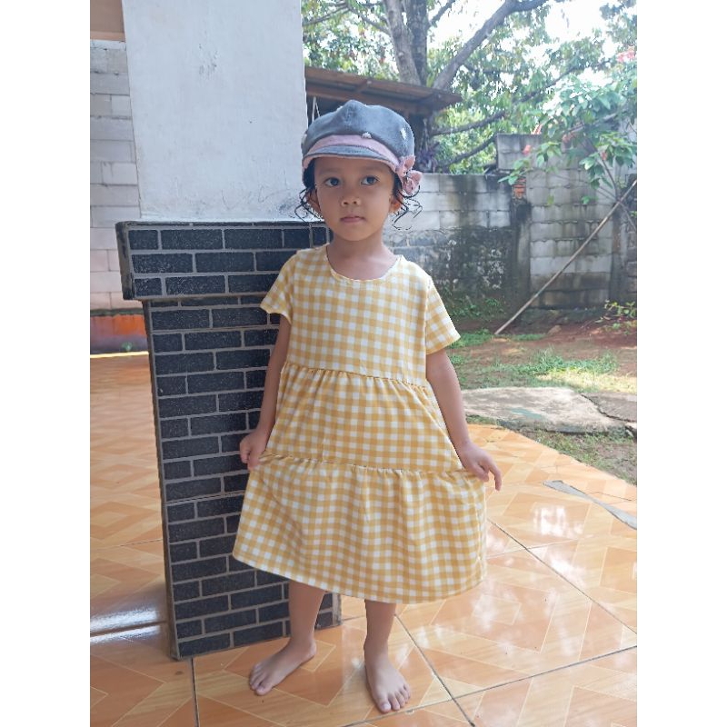 DASTER ANAK LEMONE MOTIF KOTAK 2-10th