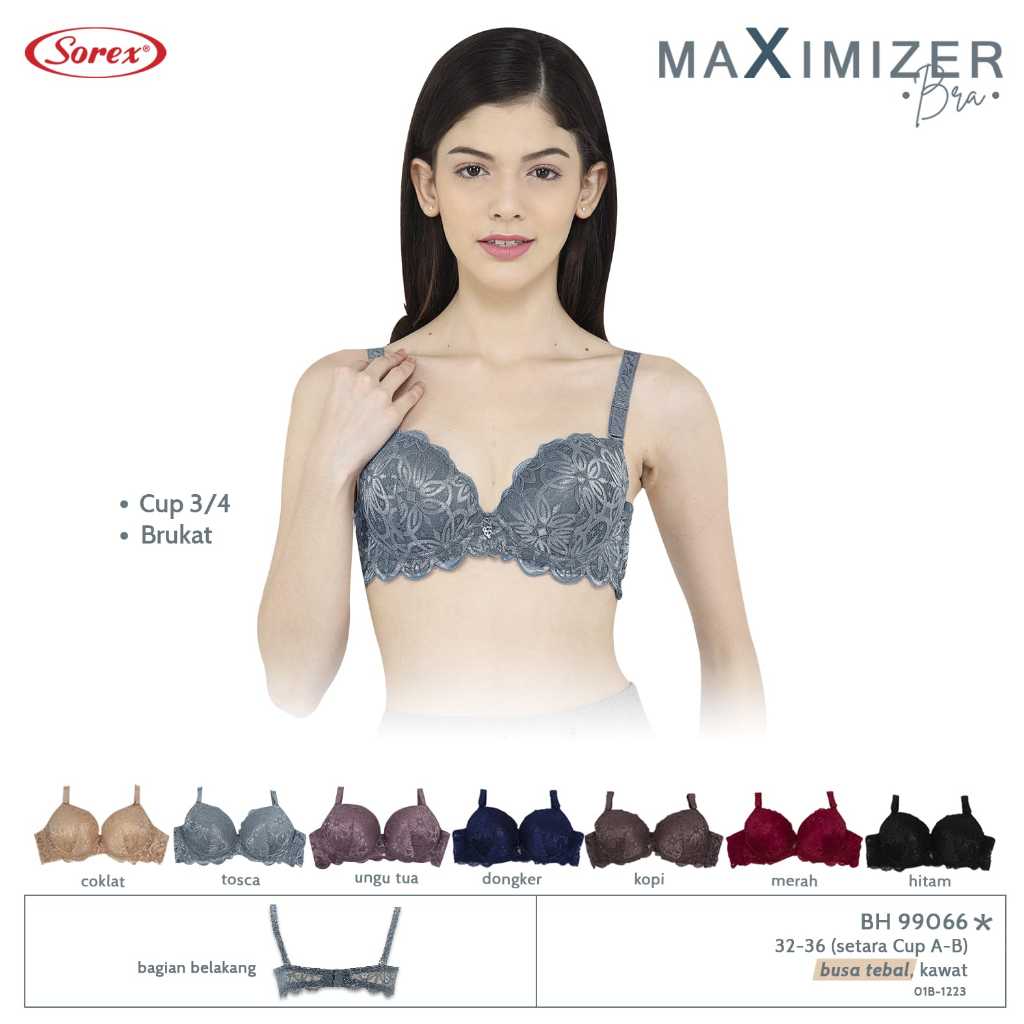 Sorex Bra Busa Tebal Kawat Brukat 99066
