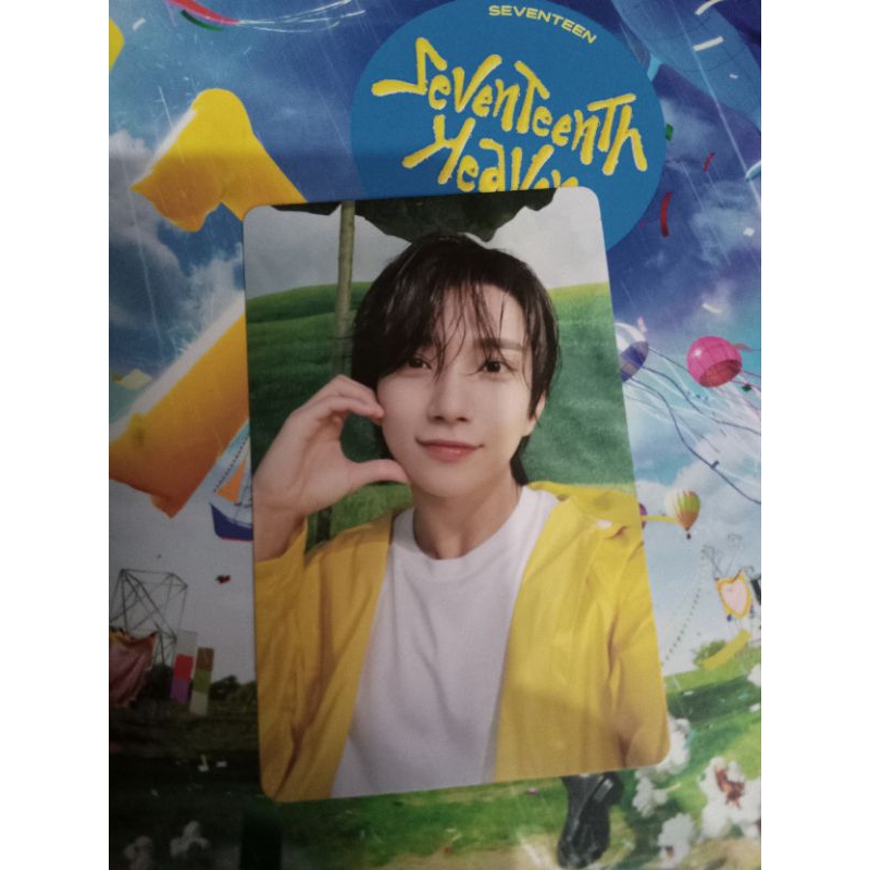 Photocard seventeen heaven carat ver (Joshua,Hoshi,The8, seungkwan)