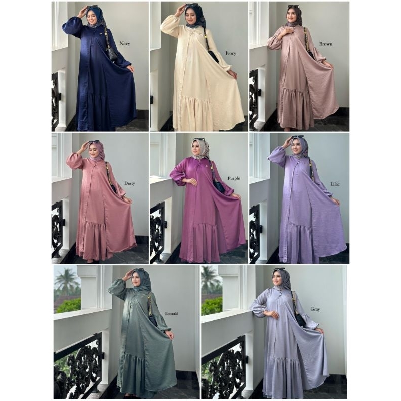 SASA DRESS BY JOURNEY SCARVES GAMIS SET PREMIUM