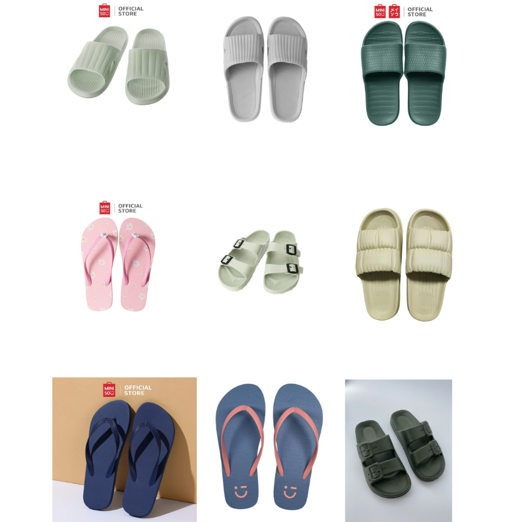 Sandal Miniso Nyaman Empuk dan Anti Selip Original