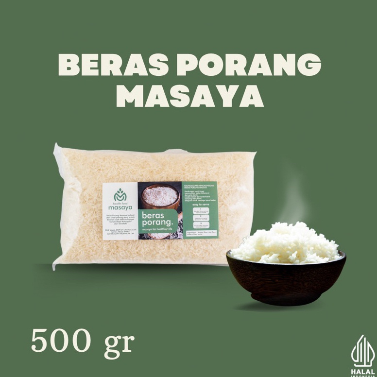 

READY STOK 500gr-1000gr MASAYA BERAS PORANG shirataki konjac diet healthy food