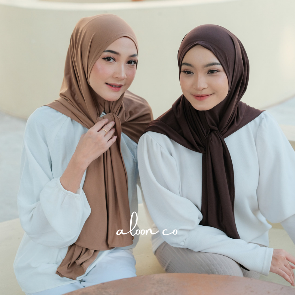 Pashmina Instan Oval Jersey Premium by aloon.co – Hijab Instan Jersey