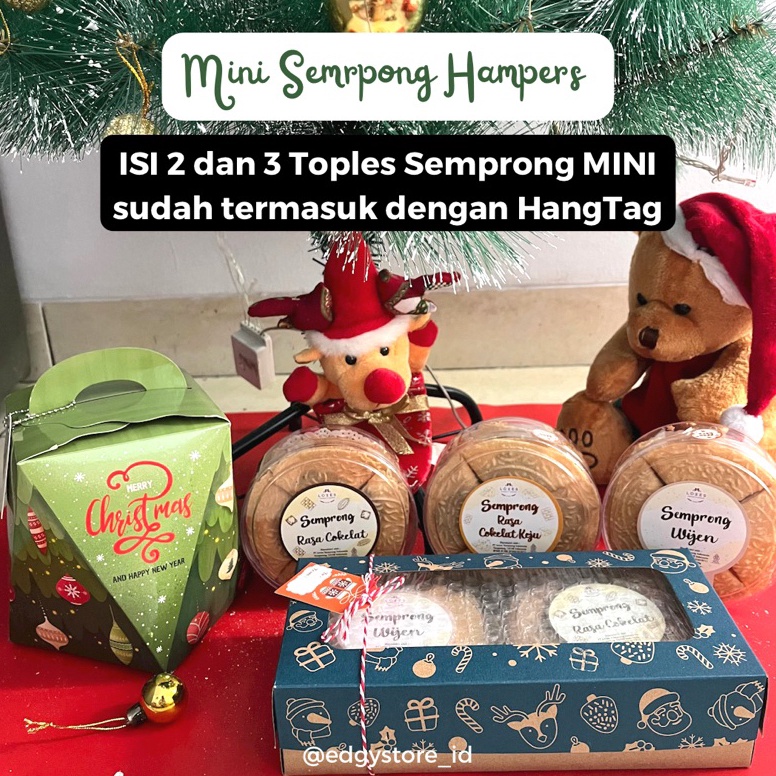 

Swip up Hampers Natal MINI Paket Christmas Loves Semprong kue kering
