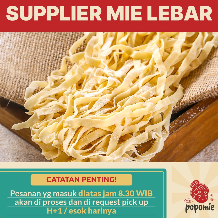 

PROMO MURAH Mee Pok Mie Lebar Mie Kasar Mie Gede Mie Besar Mie Kwetiau Mie Gepeng Mie Telur Kenyal