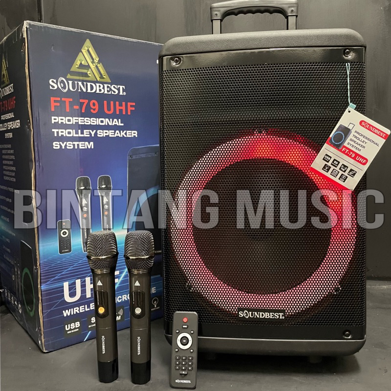 speaker bluetooth soundbest ft79 original 12 inch soundbest ft 79