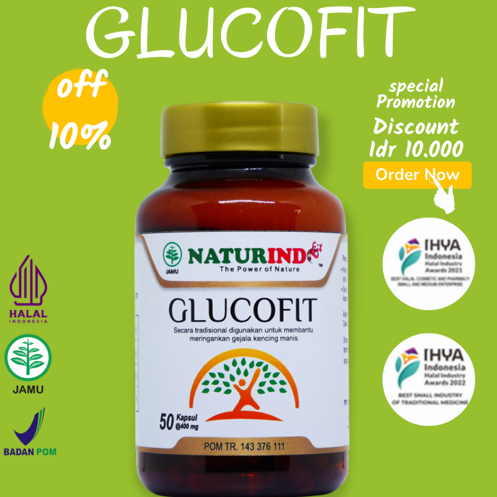GLUCOFIT Herbal Alami NATURINDO