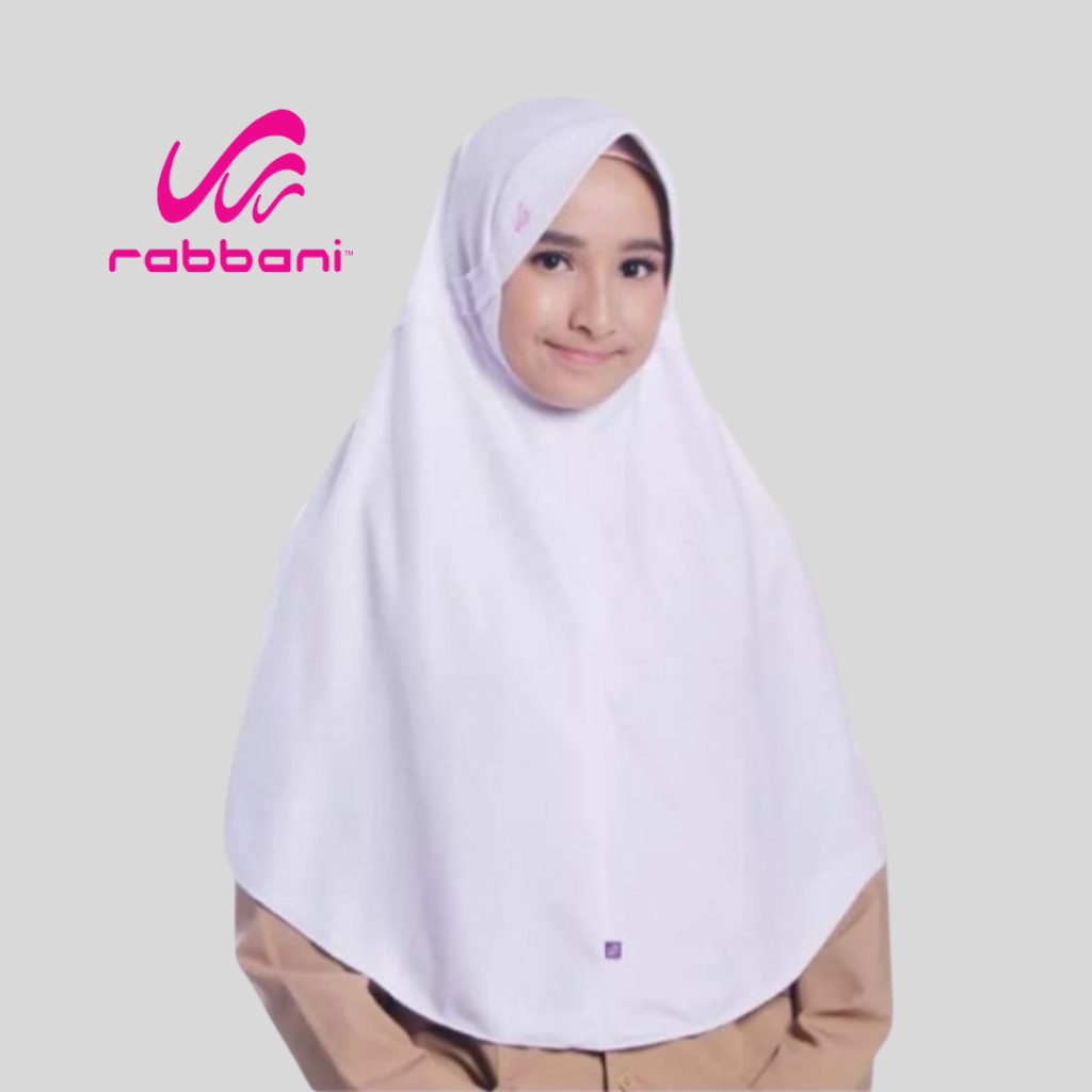 KERUDUNG INSTAN RABBANI BERGO ANAK SEKOLAH INNOVA LX XL