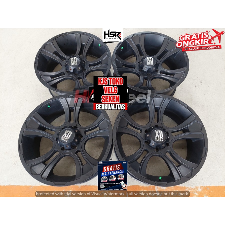 MENJUAL VELG RACING SECOND TERMURAH BERKUALITAS BUAT MOBIL FORTUNER PAJERO PAJERO SPORT HYUNDA H1 HI
