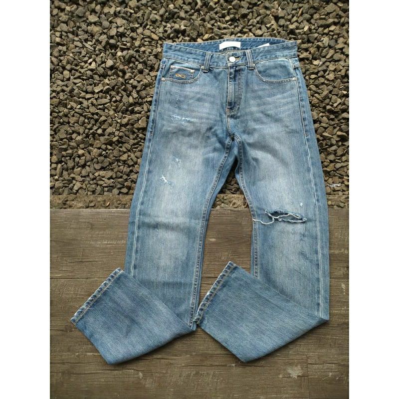 Celana Jeans Plac Ripped Fading