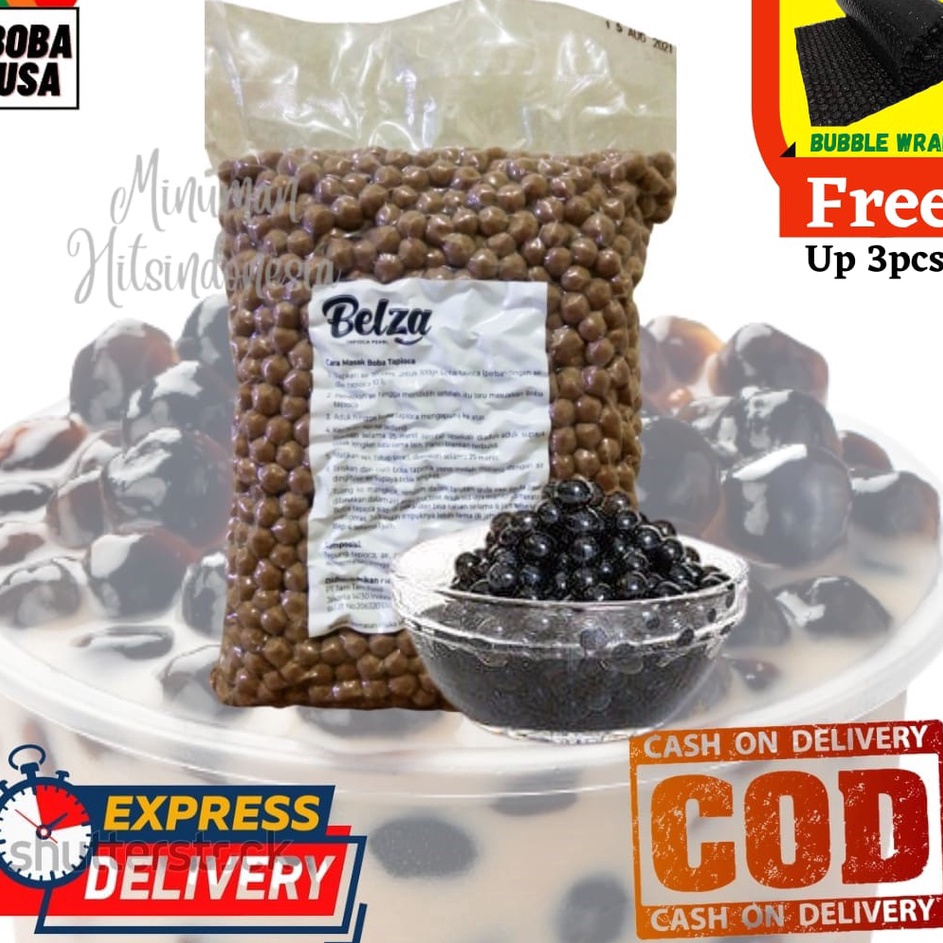 

Ready Stok Tapioca Belza 1kgTapioka Bubble Pearl Boba Belza HitamTopping Minuman Kekinian Termurah
