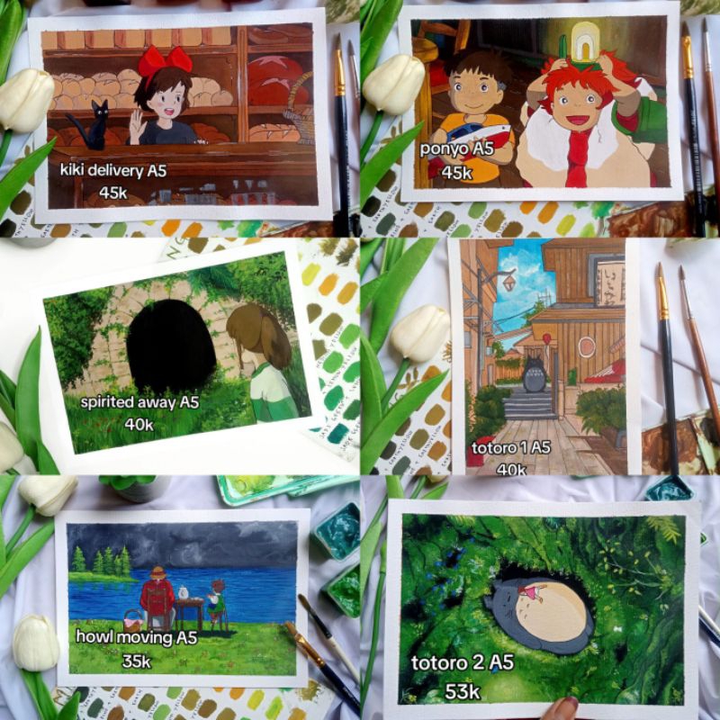 Original Painting [Ghibli series] |Lukisan asli Ghibli