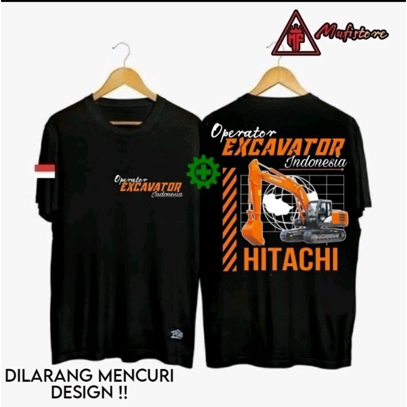 KAOS OPERATOR EXCAVATOR INDONESIA HITACHI