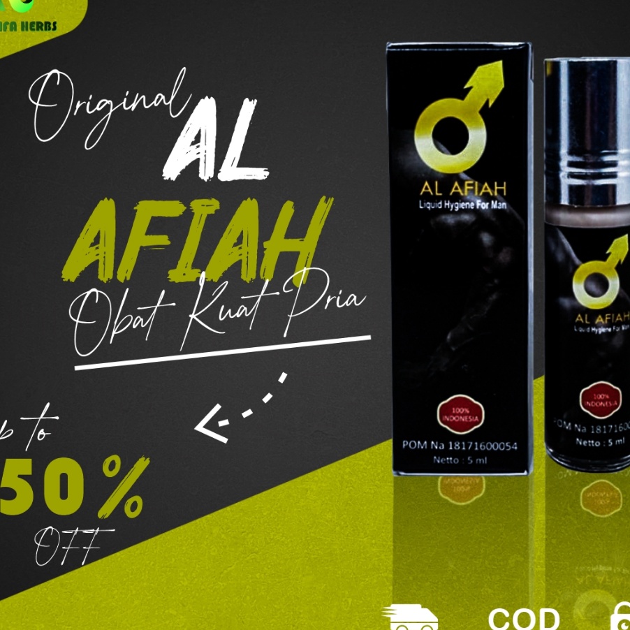 Minyak Oles Herbal Kuat Pria Tahan Lama Ampuh Permanen Original Al Afiah BPOM