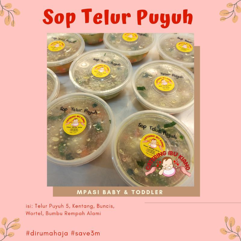 

Sop Puyuh MPASI Bayi Bekasi Frozen