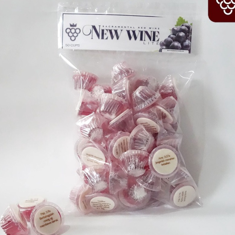 

1111 Paket Anggur Perjamuan Kudus Lite Hosti Ayat isi 5