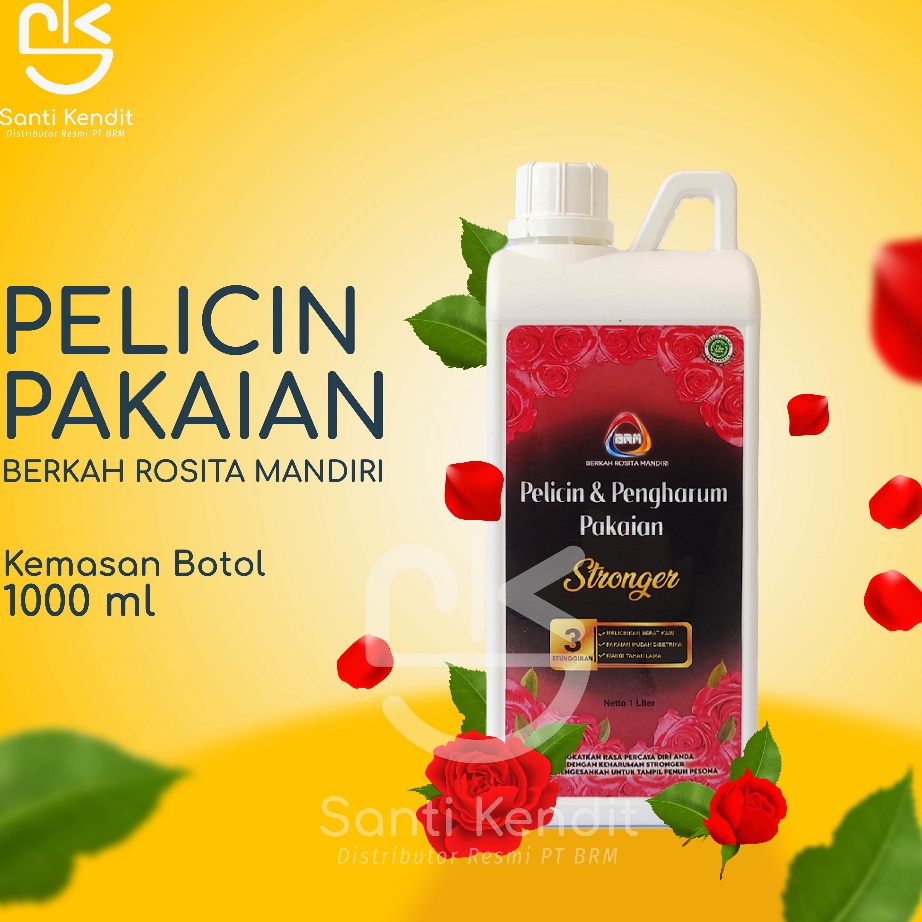 Paling Popular Pewangi Laundry Pelicin Pakaian Parfum Laundry Mawar Super Laundry BRM Harga Promo