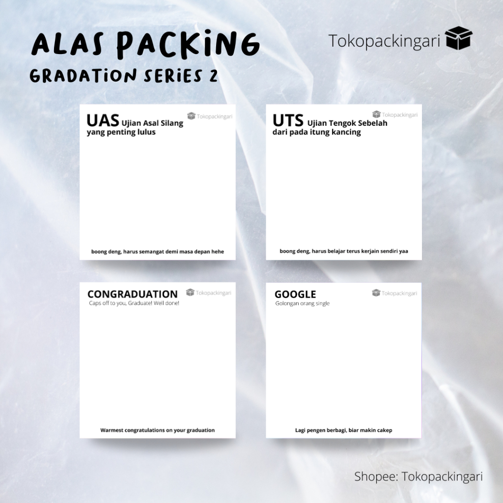 

Alas Packing | Mini Gift Snack | Paper Aksesoris | FREE PLASTIK | Kertas Dudukan | Cute Paper | Alas Packaging Snack