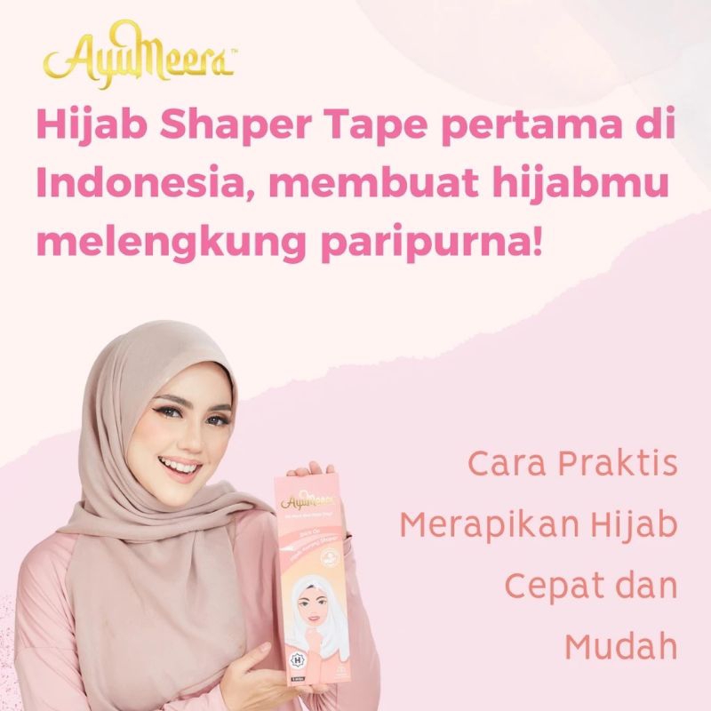 [Shopingbpn] HIJAB TAPE PERAPIH JILBAB - HIJAB TAPE MEMBUAT HIJAB MELENGKUNG SEMPURNA - HIJAB TAPE M