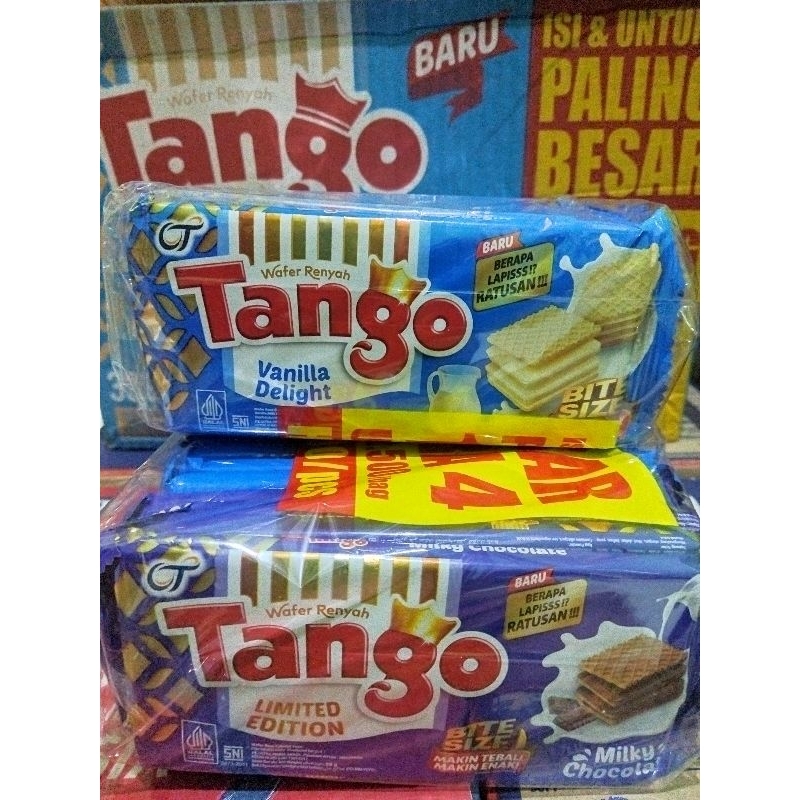 

Tango Wafer Vanilla Delight 39gr Eceran Harga 2000 Isi 14