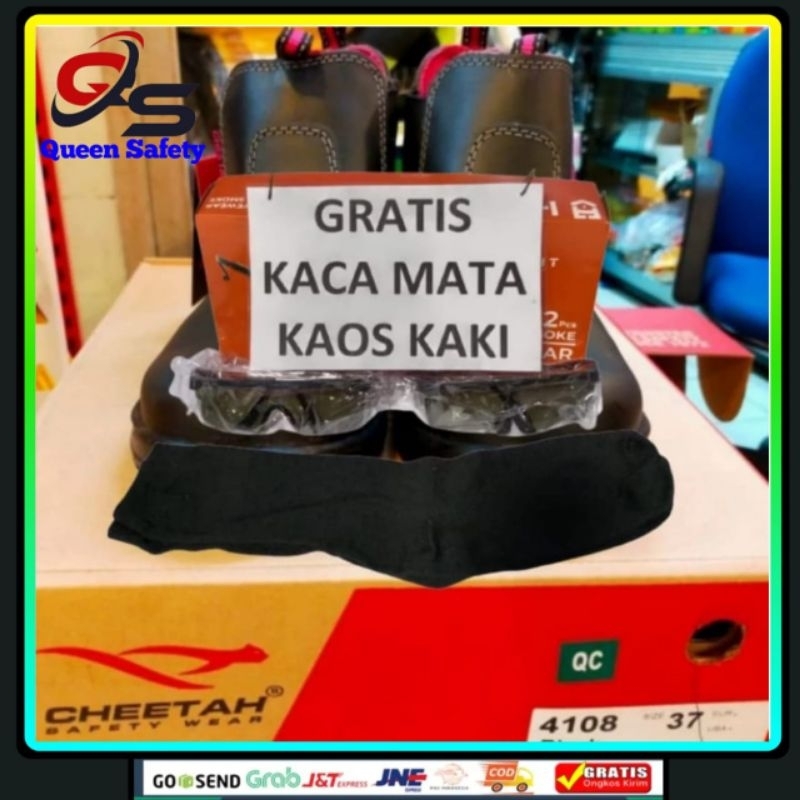 Sepatu Safety Cheetah Women Series 4108H/Sepatu Safety Cheetah/Sepatu Safety/Sepatu Safety wanita/Se