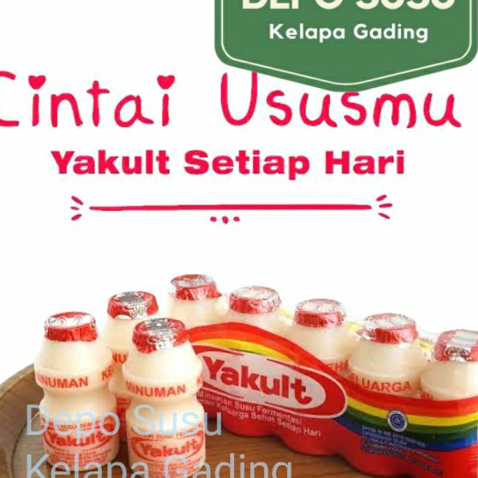 

HOT Yakult Drink minuman Prebiotik Susu Fermentasi Yogurt Yoghurt Segar Fresh Probiotic