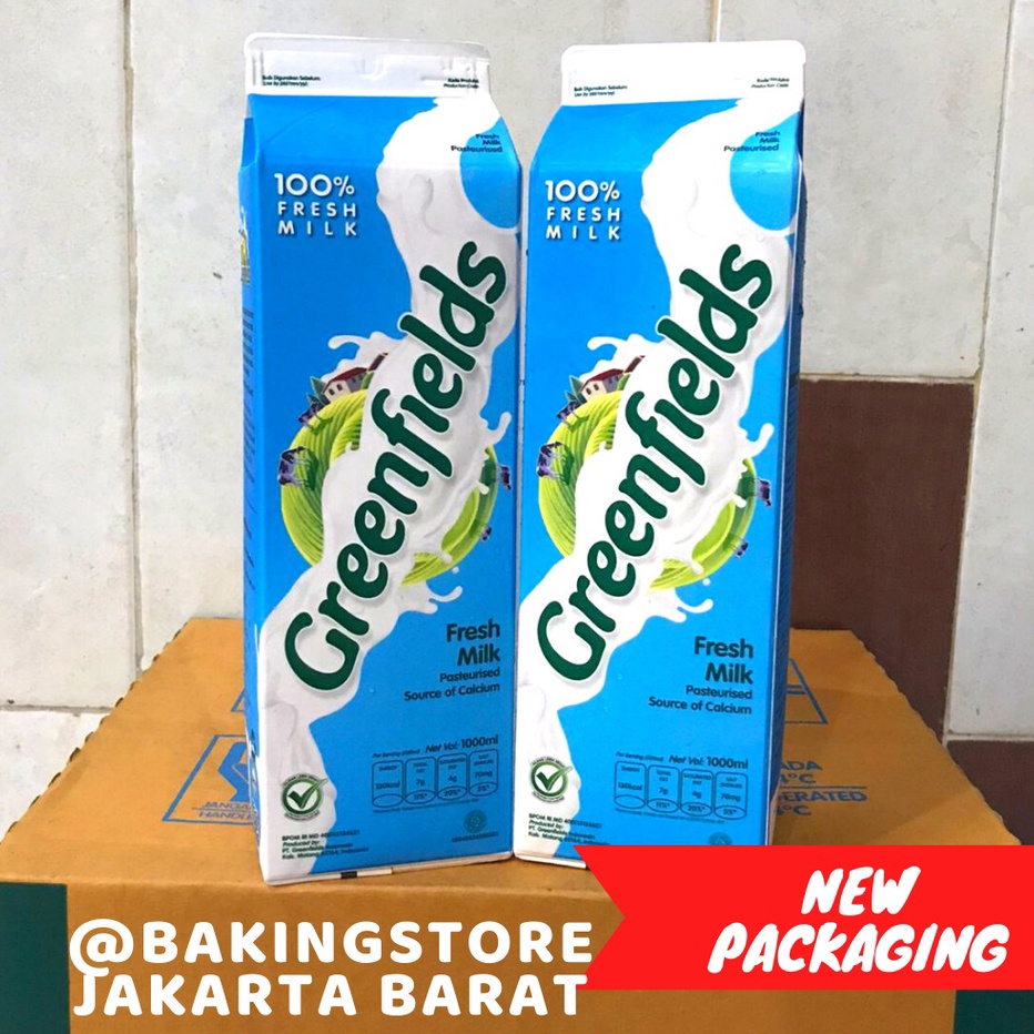 

Terlaku Susu segar Fresh milk Greenfields 1 L