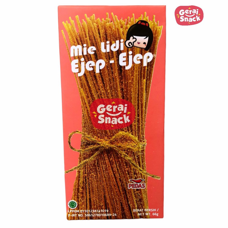 

TERMURAH Mie lidi EJEP EJEP Mie Lidinya Lebih Renyah Bumbu Tebal Best Seller 66 g