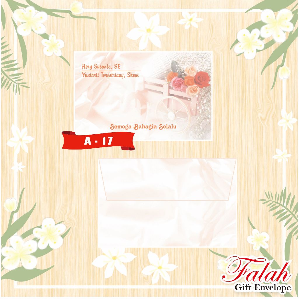 

Amplop Falah Motif A17 Isi 50 Lembar Tanpa Tulisan