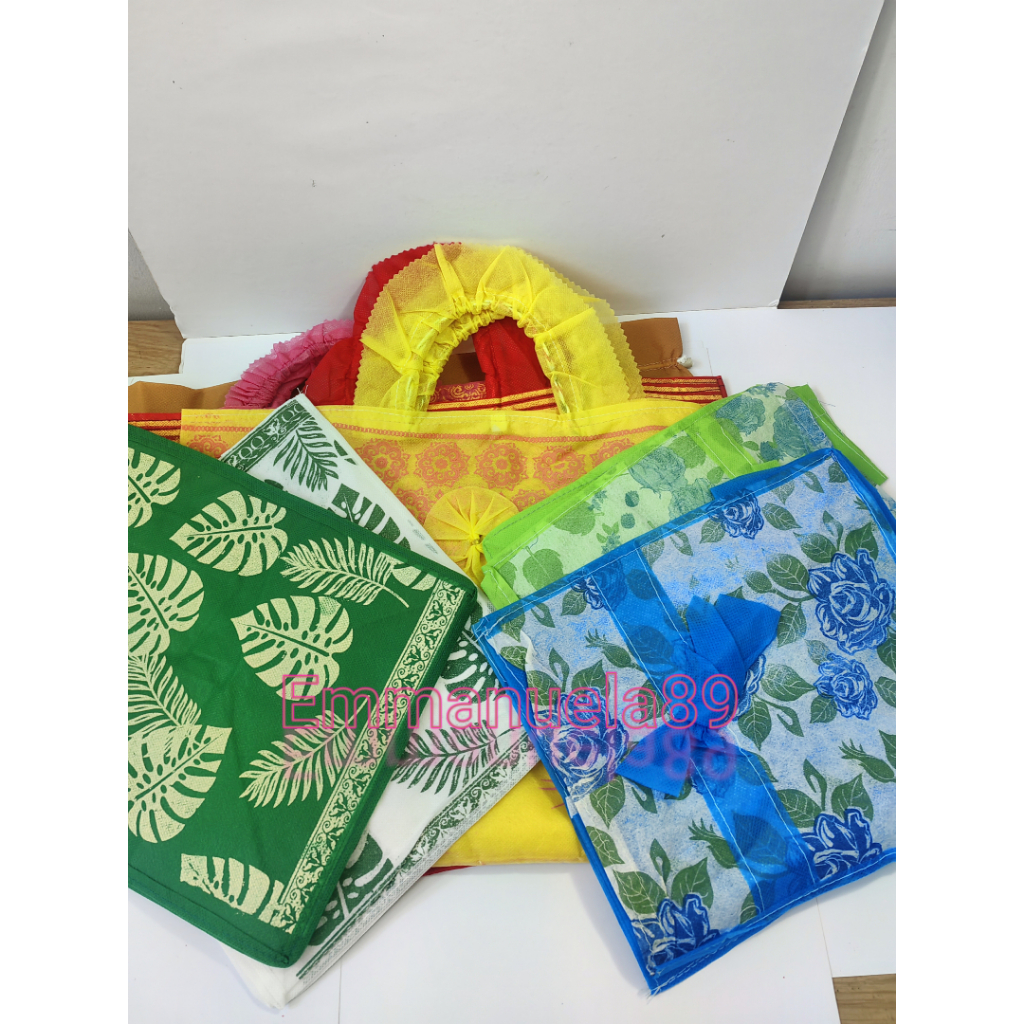 

Tas Kain Berkat Hajat Bunga Spunbond Batik Floral
