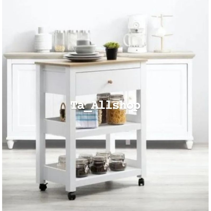 Meja Teh/Meja Dorong/Meja Bumbu/Meja Kayu Jati