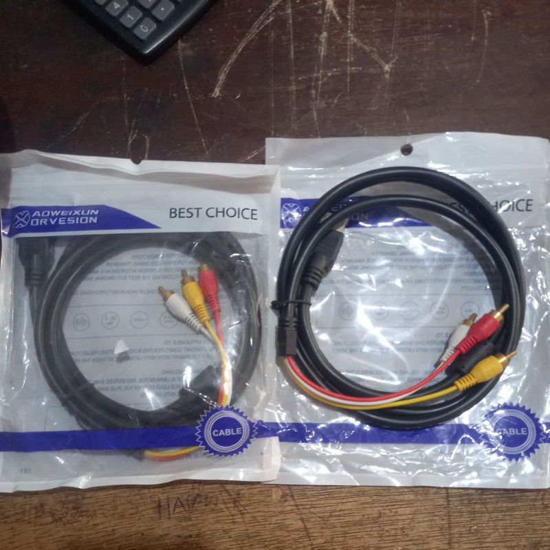 kabel HDMI to RCA, kabel converter HDMI to AV