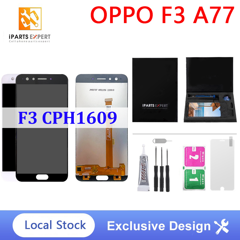 IPARTSEXPERT LCD HP OPPO F3 A77 CPH1609 Original Set Layar Sentuh Untuk Layar Sentuh