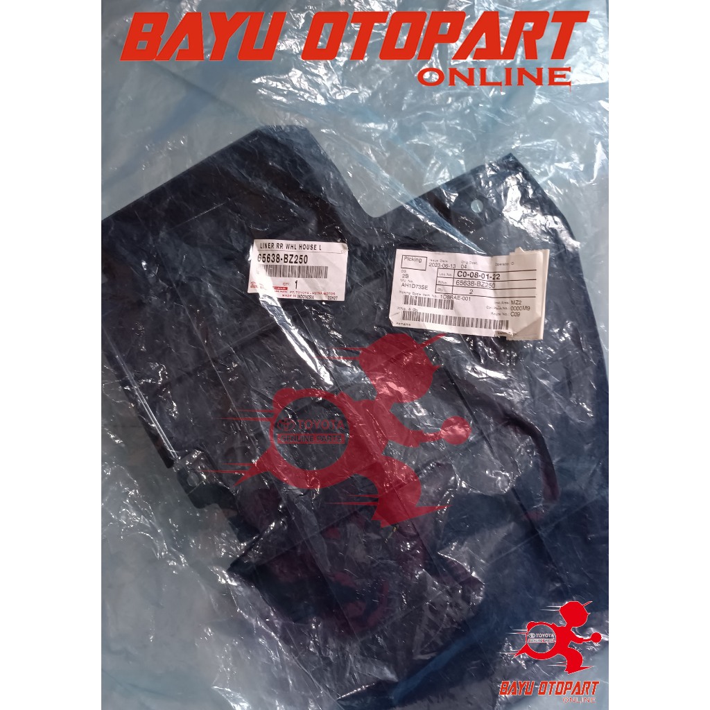 LINER BELAKANG KIRI TOYOTA RUSH  65638-BZ250