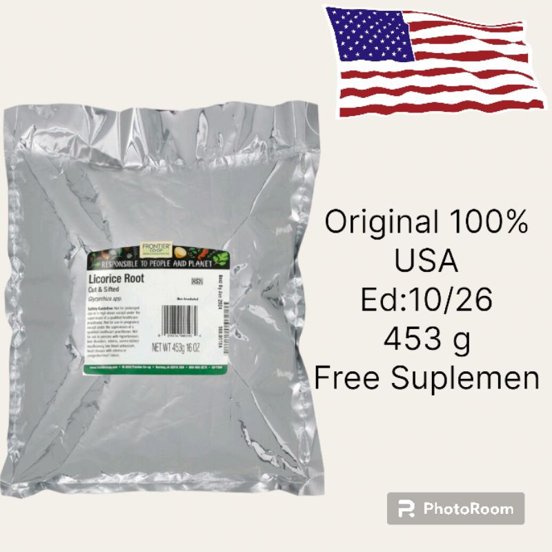 

Frontier Co Op Licorice Root Cut & Sifted, 16 oz (453 g) PRE-ORDER USA
