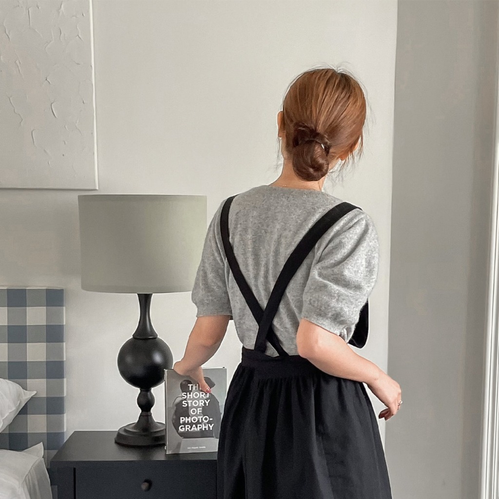 PINAFORE APRON/APRON DRESS/CELEMEK KOREA/CELEMEK JEPANG/APRON KOREA/CELEMEK MASAK/CELEMEK