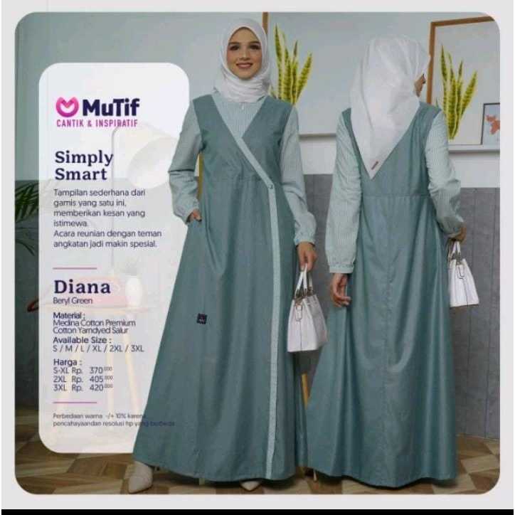 BAJU GAMIS DIANA MUTIF