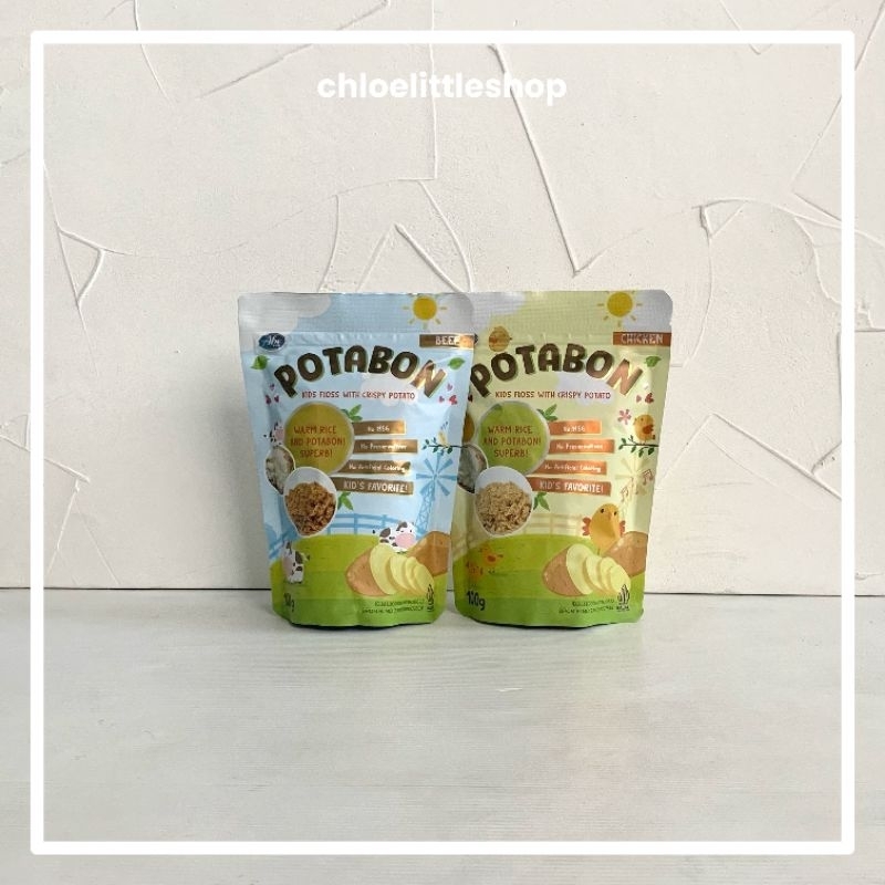 

Abe Food POTABON | Kids Floss with Crispy Potato 100g | Abon Anak Non MSG