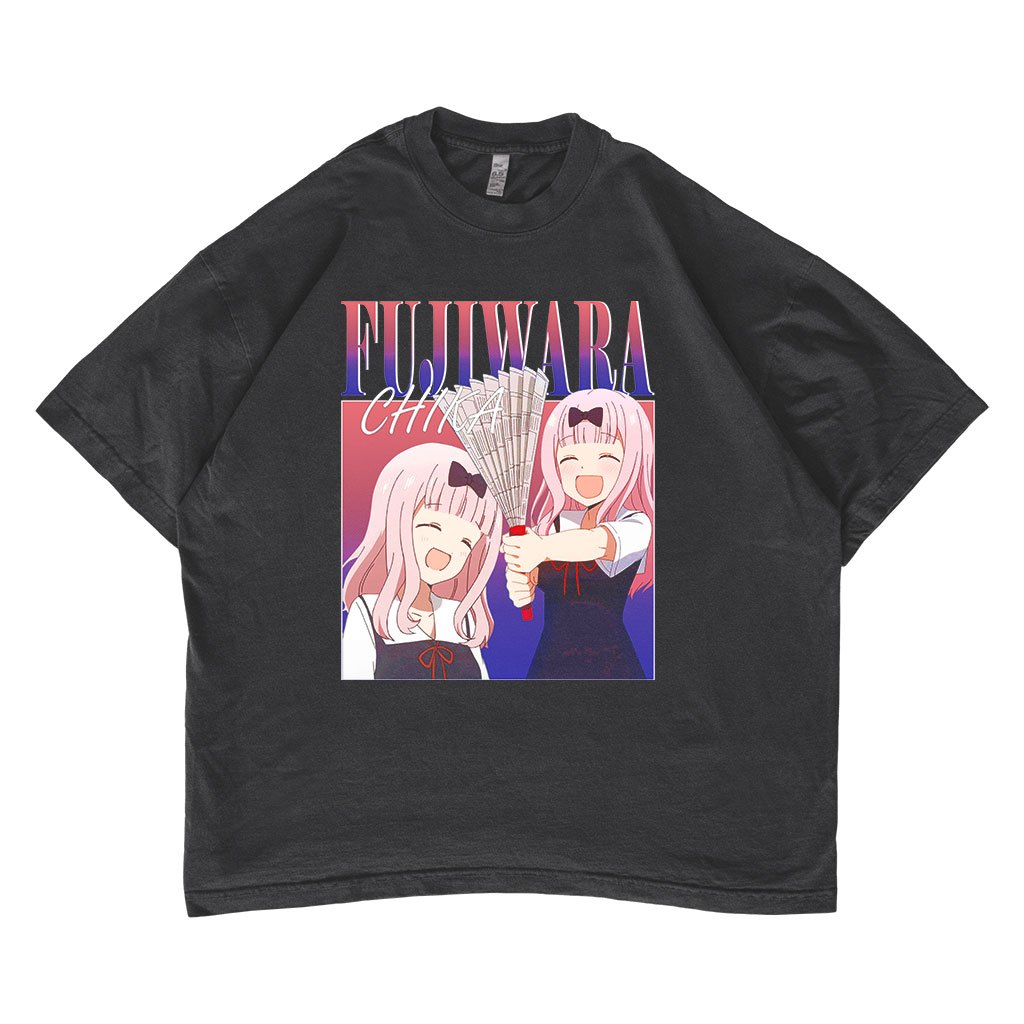 Kaos Anime Chika Fujiwara Love Is War T-shirt Oversize