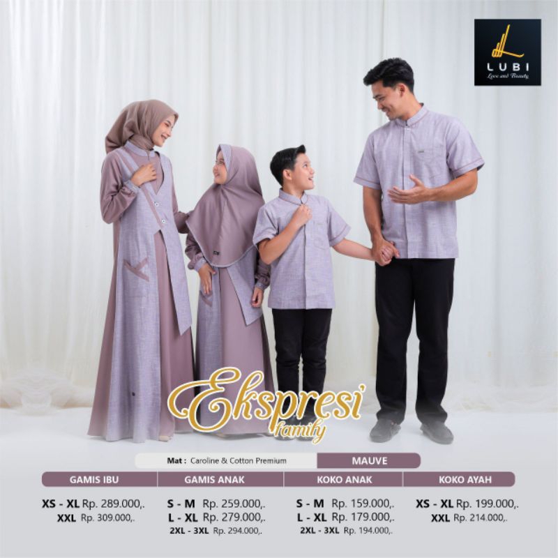 Sarimbit Keluarga Lubi Ekspresi Family |Sarimbit Keluarga Terbaru | Sarimbit 2024 | Sarimbit Keluarg