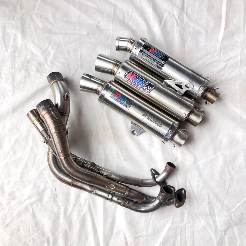 (SECOND ORIGINAL) Knalpot WRC Racing Exhaust Yamaha Aerox Connected/Old, New Nmax dan lexi Second or
