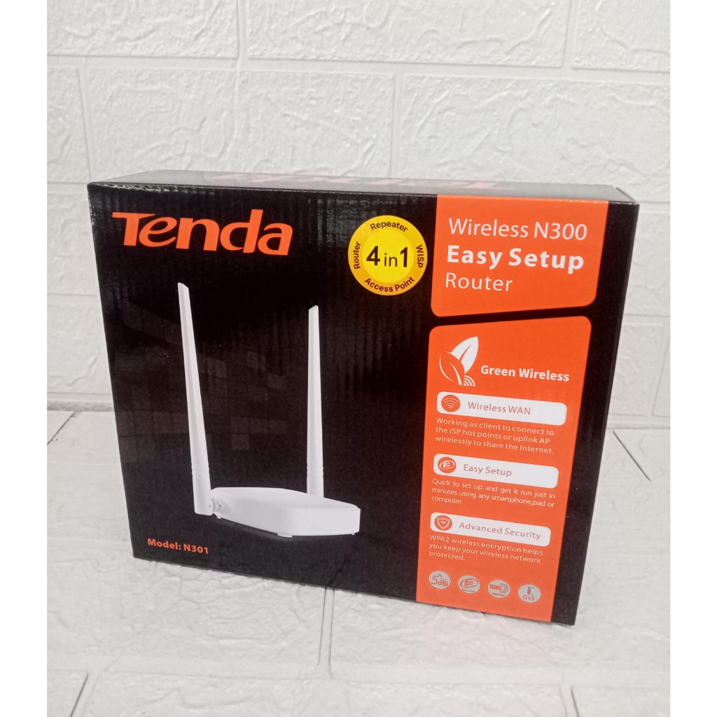 Tenda N301 Wireless N300 Easy Setup Router