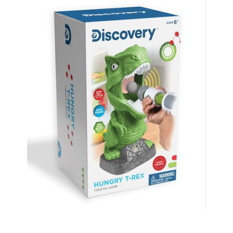 Discovery Hungry Trex Shooting target Popper Ball sound motion