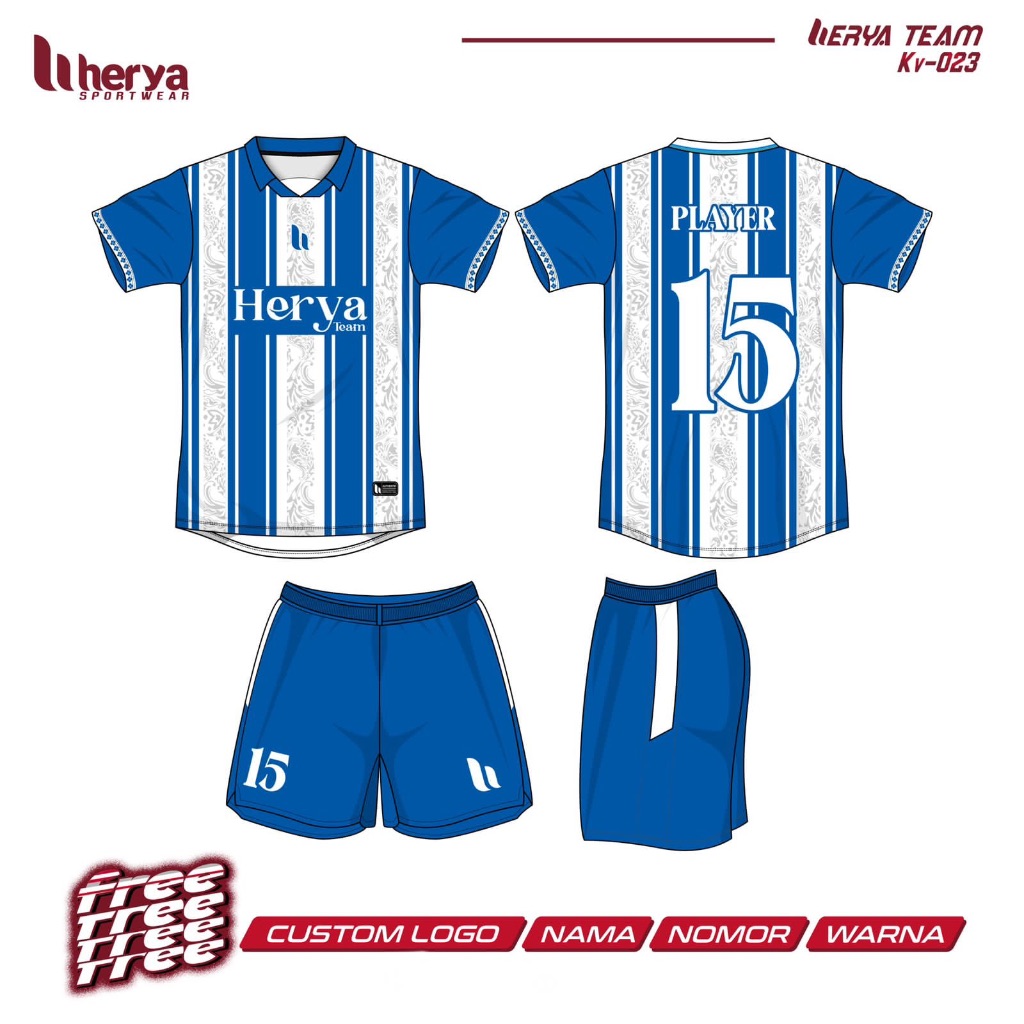 Jersey Futsal Retro Satuan Full Printing