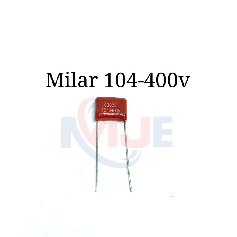 MILAR 104 - 400V KAPASITOR MILAR 100n